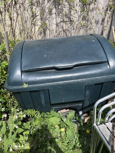 Coal bunker green plastic - plastic, h